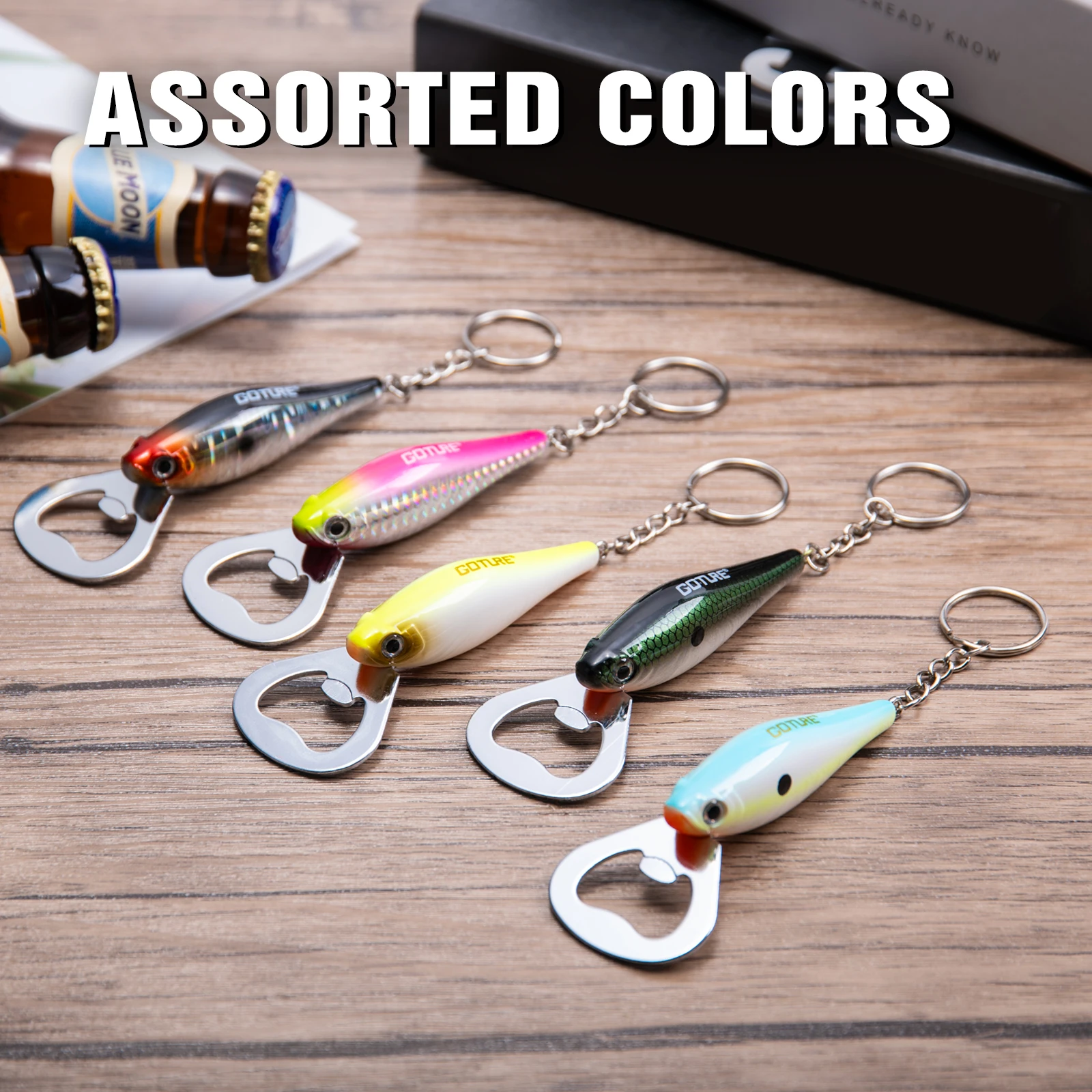 Kitchen Appliances Gift - Goture 1pcs Fishing Lure Bottle Opener