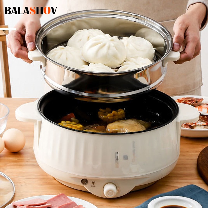Fondue Set Electric - 220V Multi Cookers Single/Double Layer Electric