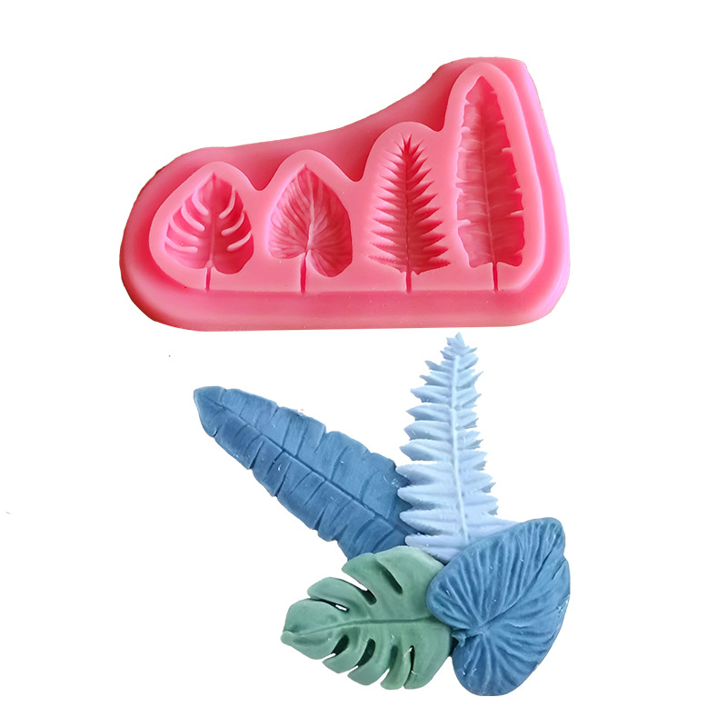 Kitchen Appliances Baking - Palm Leaves And Turtle Leaf Silicone