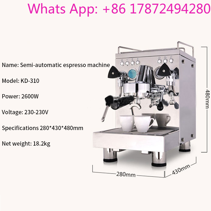 Kitchen Appliances Online - KD-310 Semi-automatic Espresso Machine Commercial Large-capacity