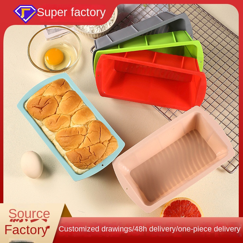 Kitchen Appliances Oven - Rectangular silicone cake mold high-temperature-resistant and