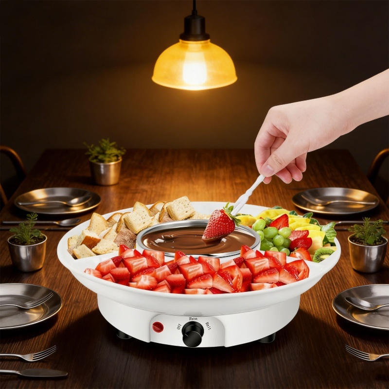 Fondue Set Electric - Electric Fondue Pot Set Chocolate Fondue