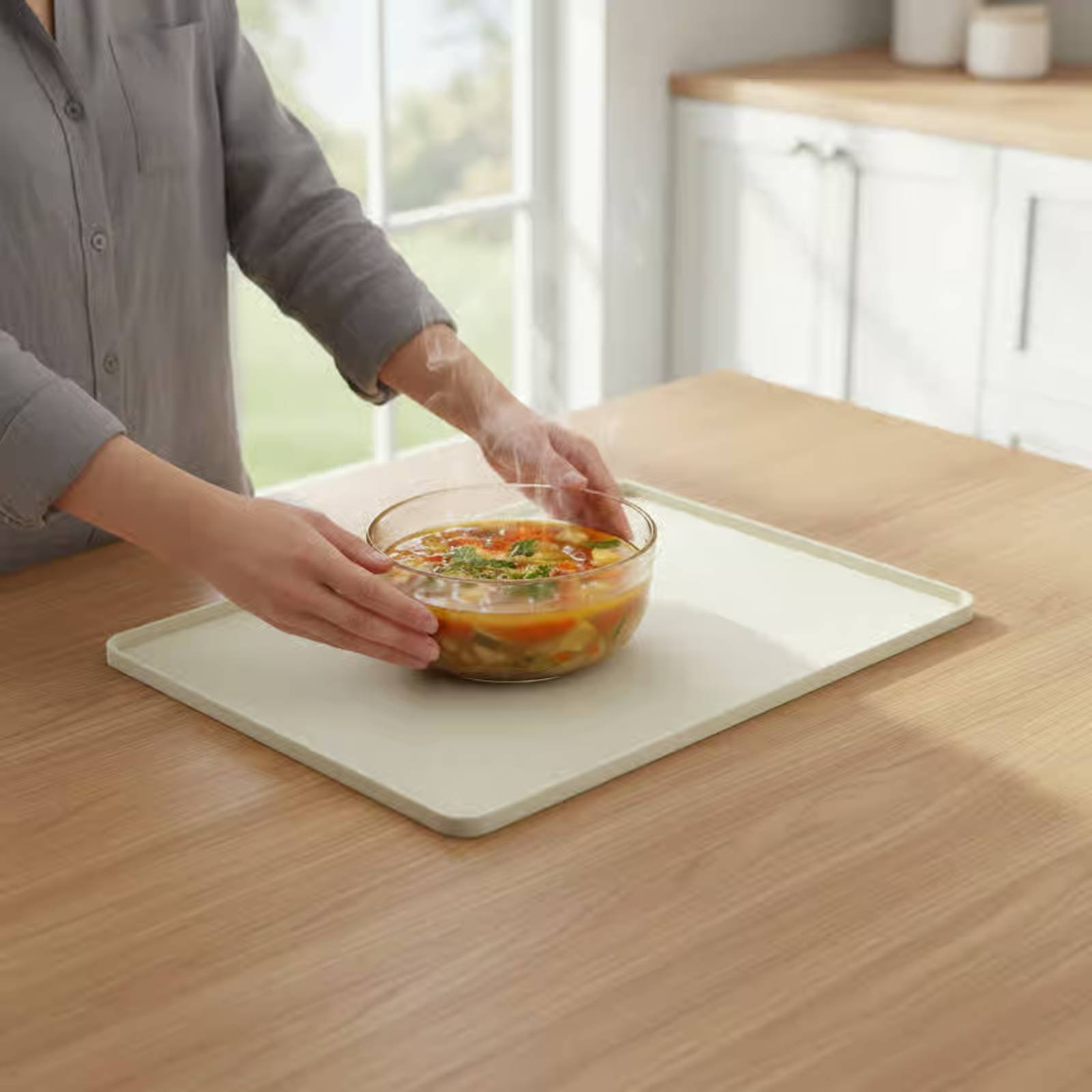 Kitchen Appliances Baking - Silicone Microwave Top Mat Flexible Microwave