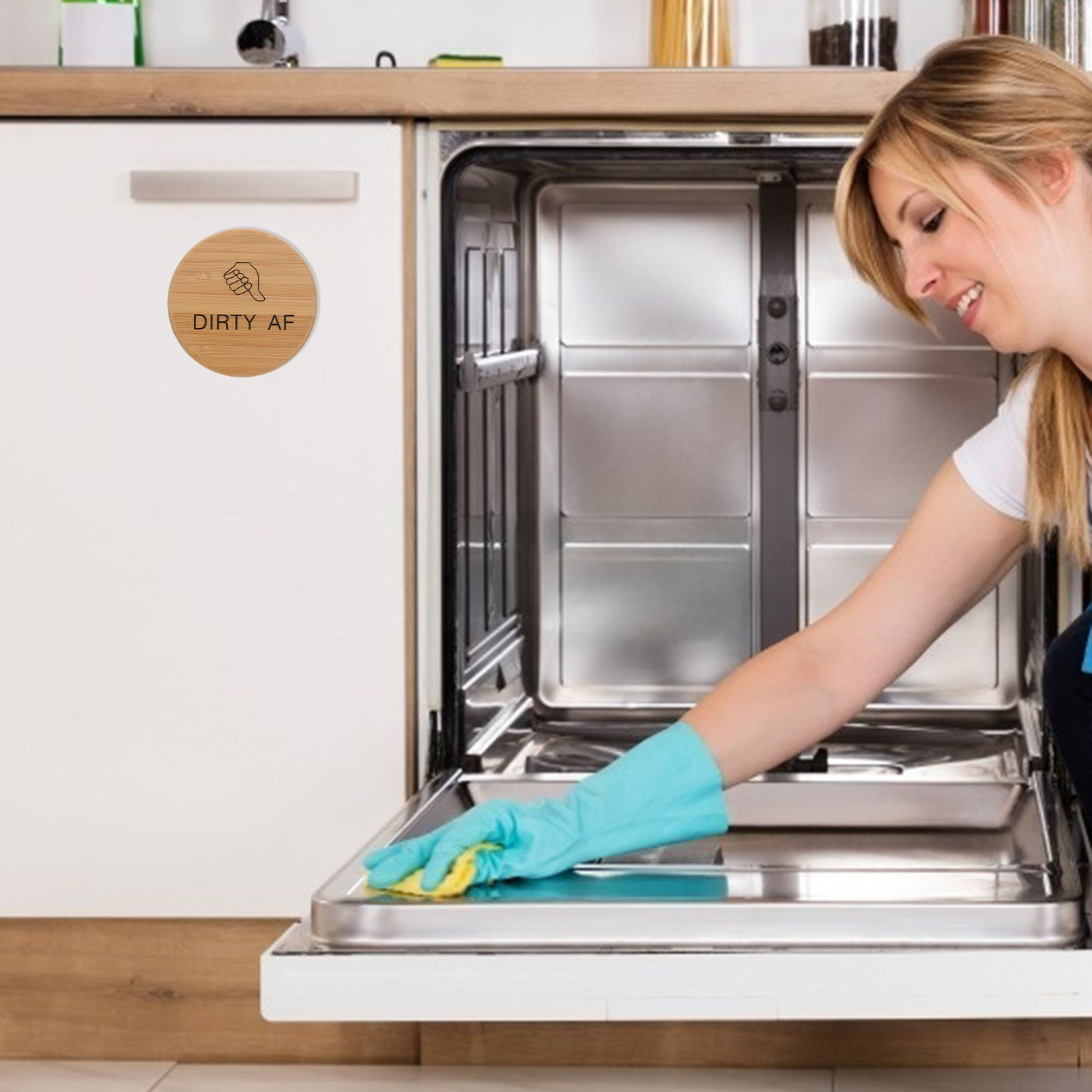 Dirty Dishwasher Magnet Sign D - огляд і ціна Kitchen Appliances Home