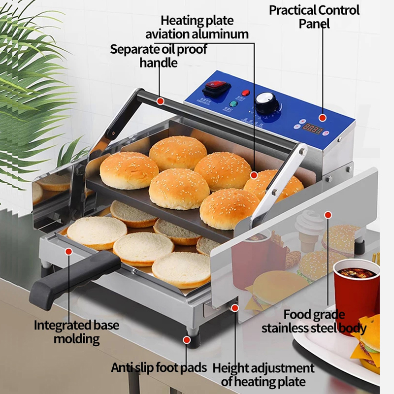 PBOBP Commercial Electric Burg - огляд і ціна Bread Maker Machine