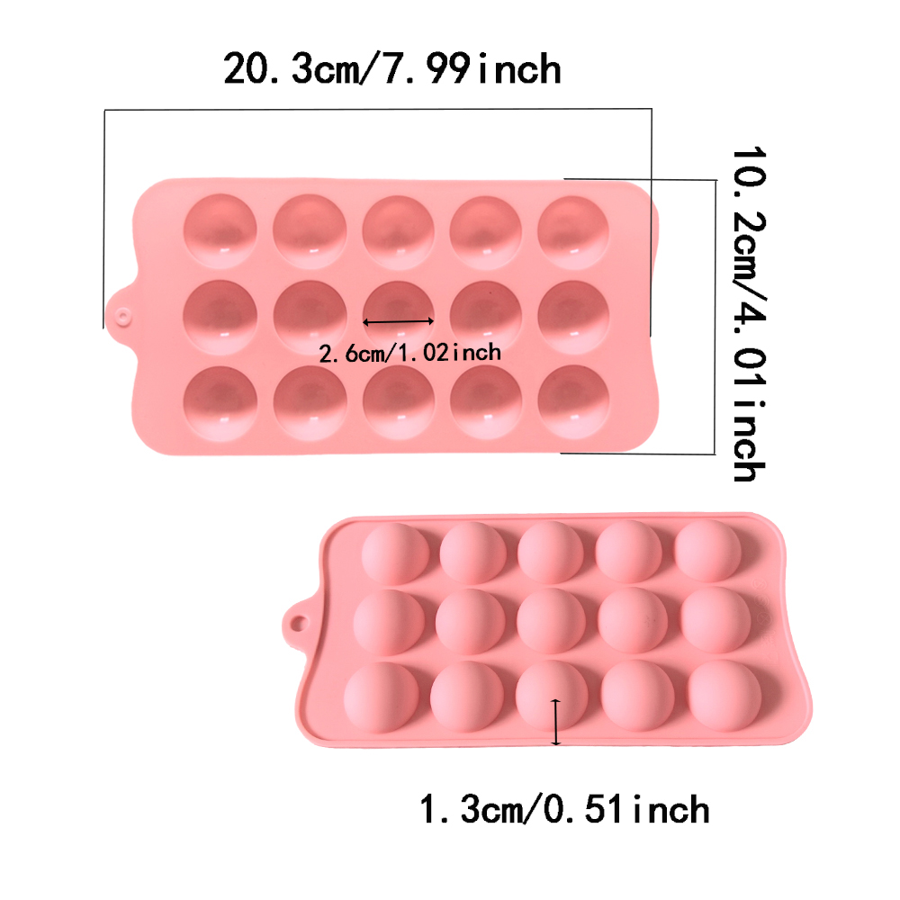15 cavity semi-circular chocol - огляд і ціна Kitchen Appliances Baking