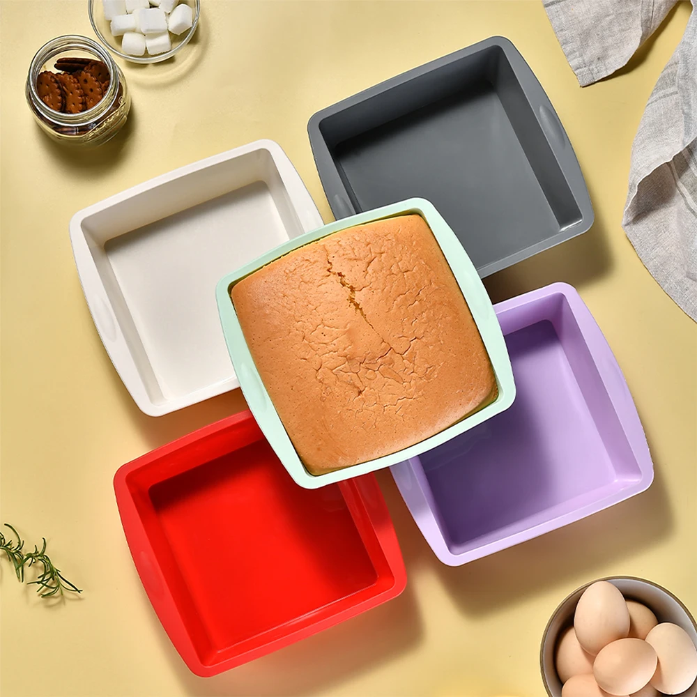 1/4Pcs Silicone Square Cake Mo - огляд і ціна Kitchen Appliances Packages