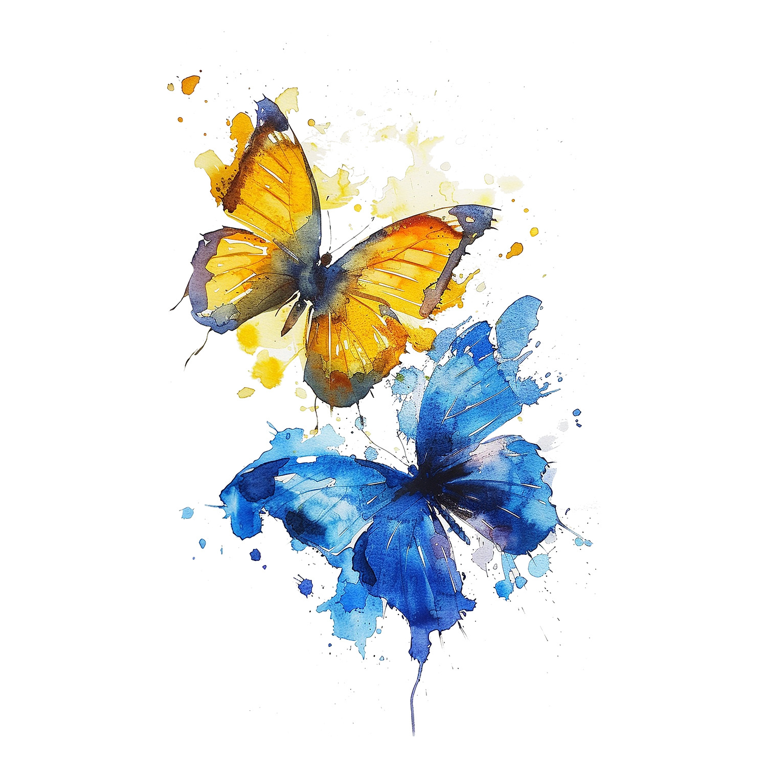 Watercolor Blue & Yellow Butte - огляд і ціна Kitchen Appliances Yellow