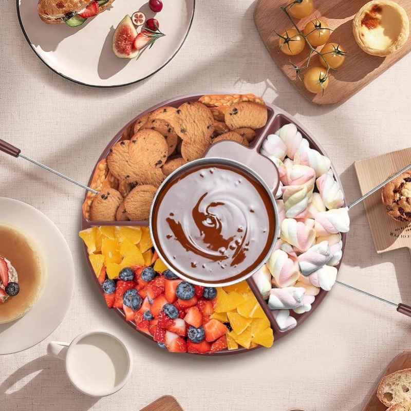 Electric Chocolate Melting Pot - огляд і ціна Fondue Set Electric