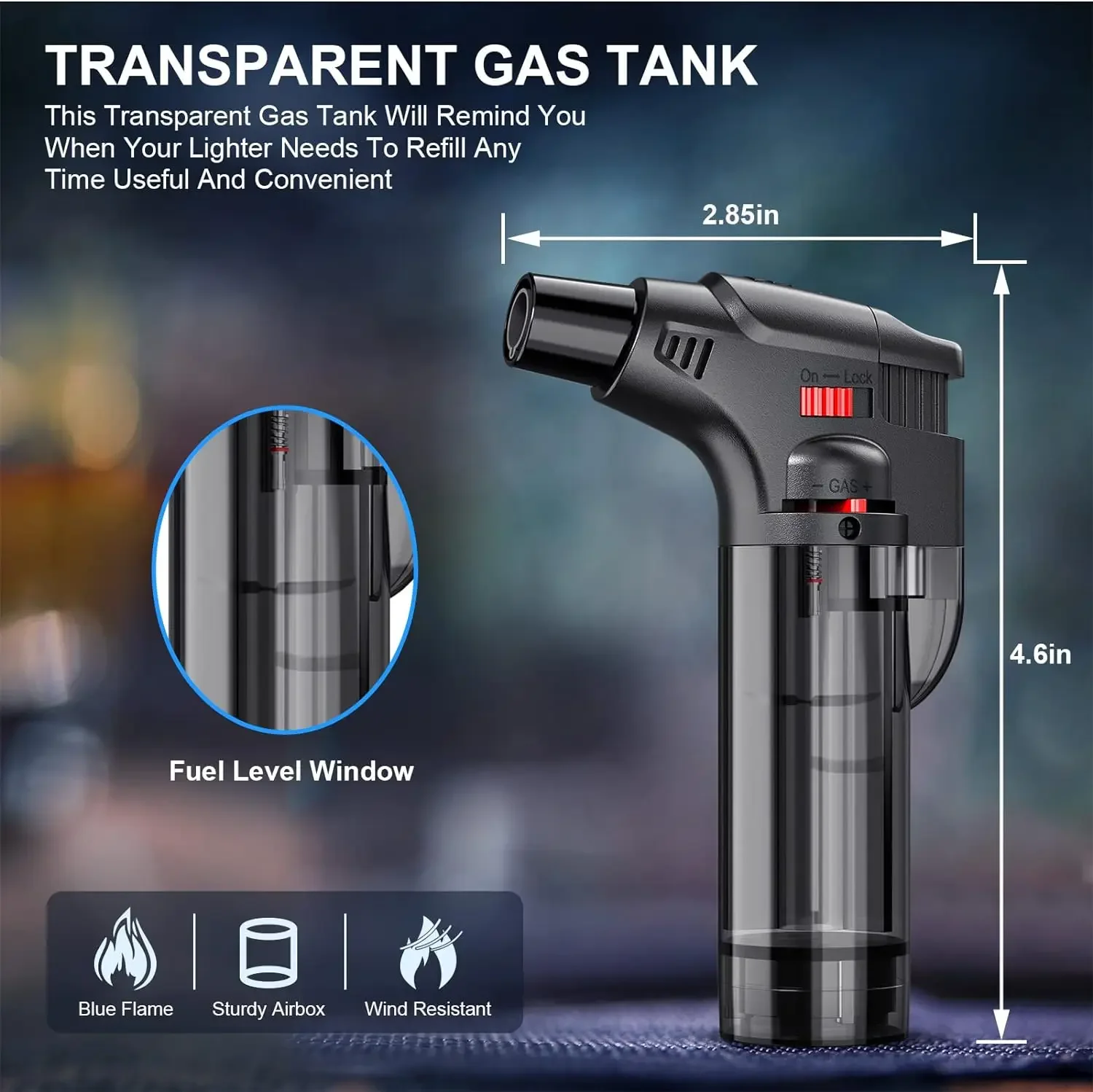 4-pack torch lighters, windpro - огляд і ціна Kitchen Appliances Packages