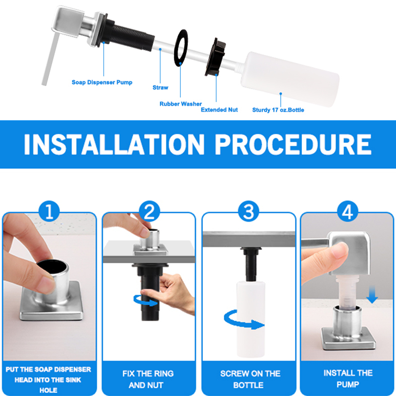 Nickel/Black/Gold Soap Dispens - огляд і ціна Kitchen Appliances Built In