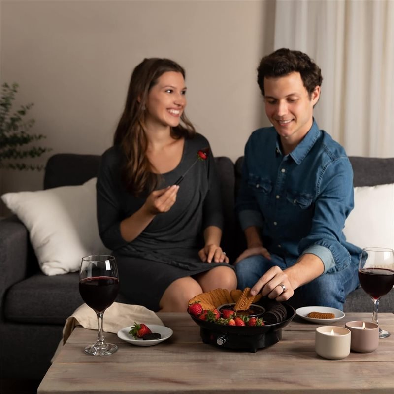 Electric Fondue Pot Set with T - огляд і ціна Fondue Set Electric