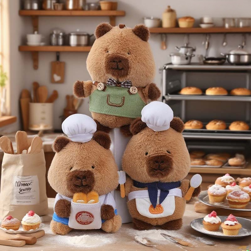 1-4PCS Capybara Plush Keychain - огляд і ціна Kitchen Appliances Gift