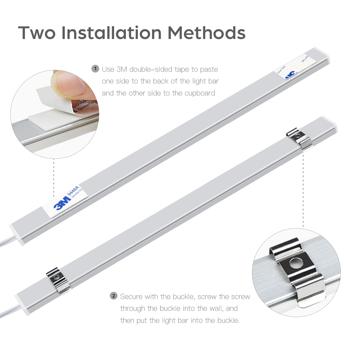 1-6pcs Kitchen LED Under Cabin - огляд і ціна Kitchen Appliances Online