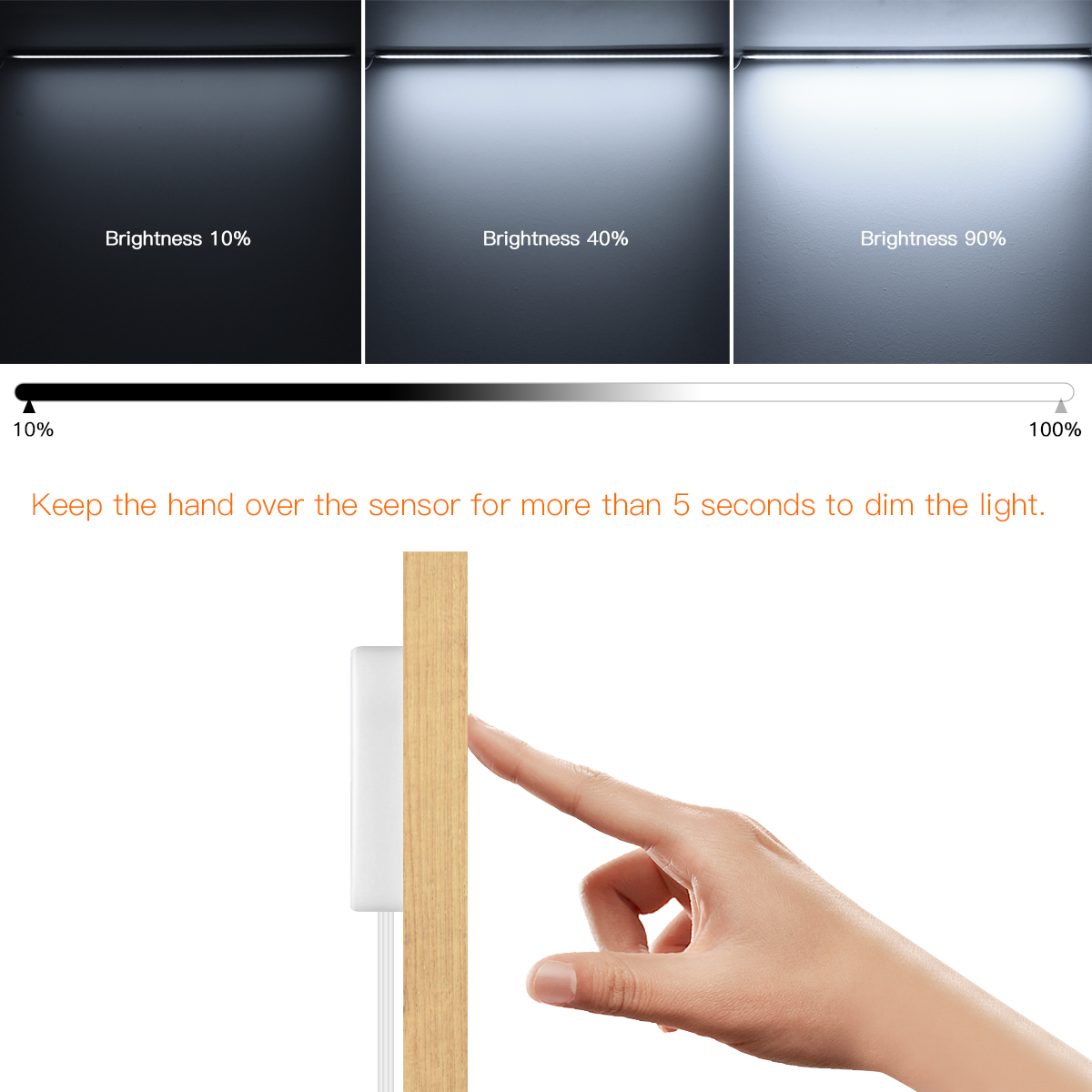 1-6pcs Kitchen LED Under Cabin - огляд і ціна Kitchen Appliances Online