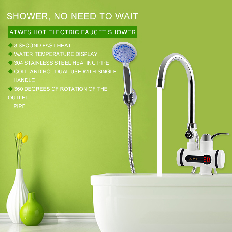 ATWFS 3000W Tankless Water Hea - огляд і ціна Kitchen Appliances And Utensils