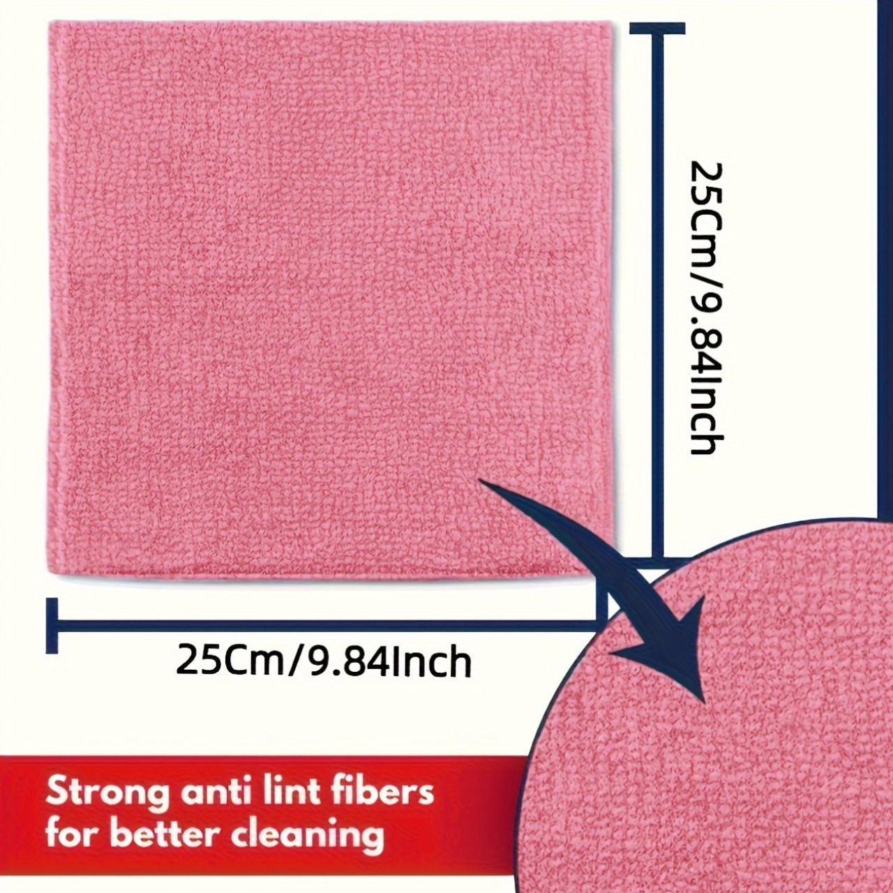 1-50Pcs Light Pink Microfiber  - огляд і ціна Kitchen Appliances And Utensils