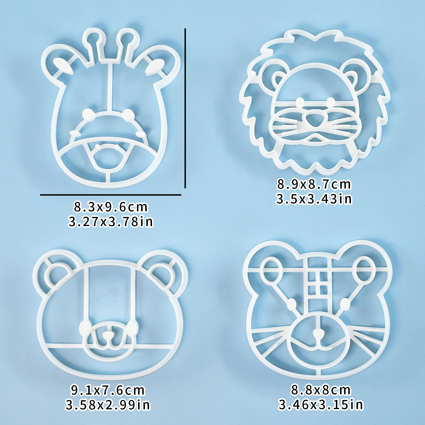 4 Pcs Animal Cookie Cutters Se - огляд і ціна Kitchen Appliances Baking