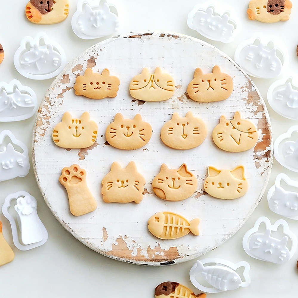 Cute Kitten DIY Stamp Cookie C - огляд і ціна Kitchen Appliances Baking