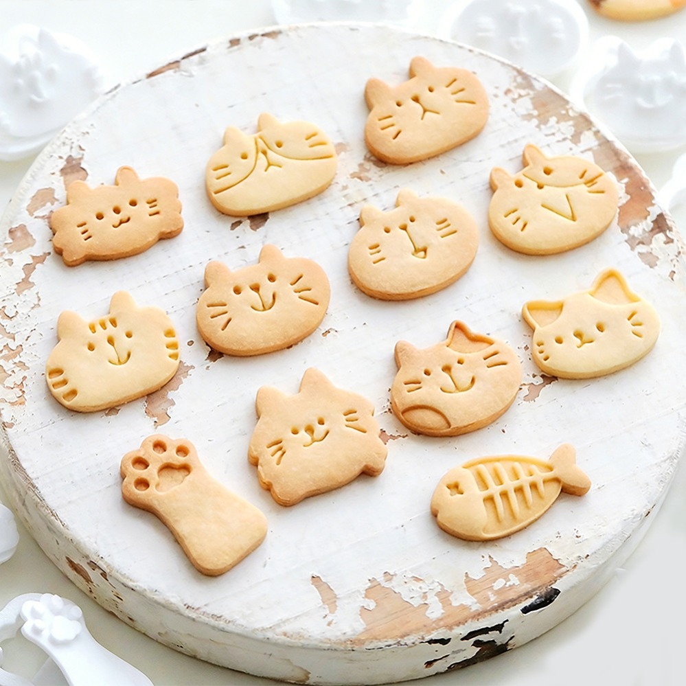 Cute Kitten DIY Stamp Cookie C - огляд і ціна Kitchen Appliances Baking