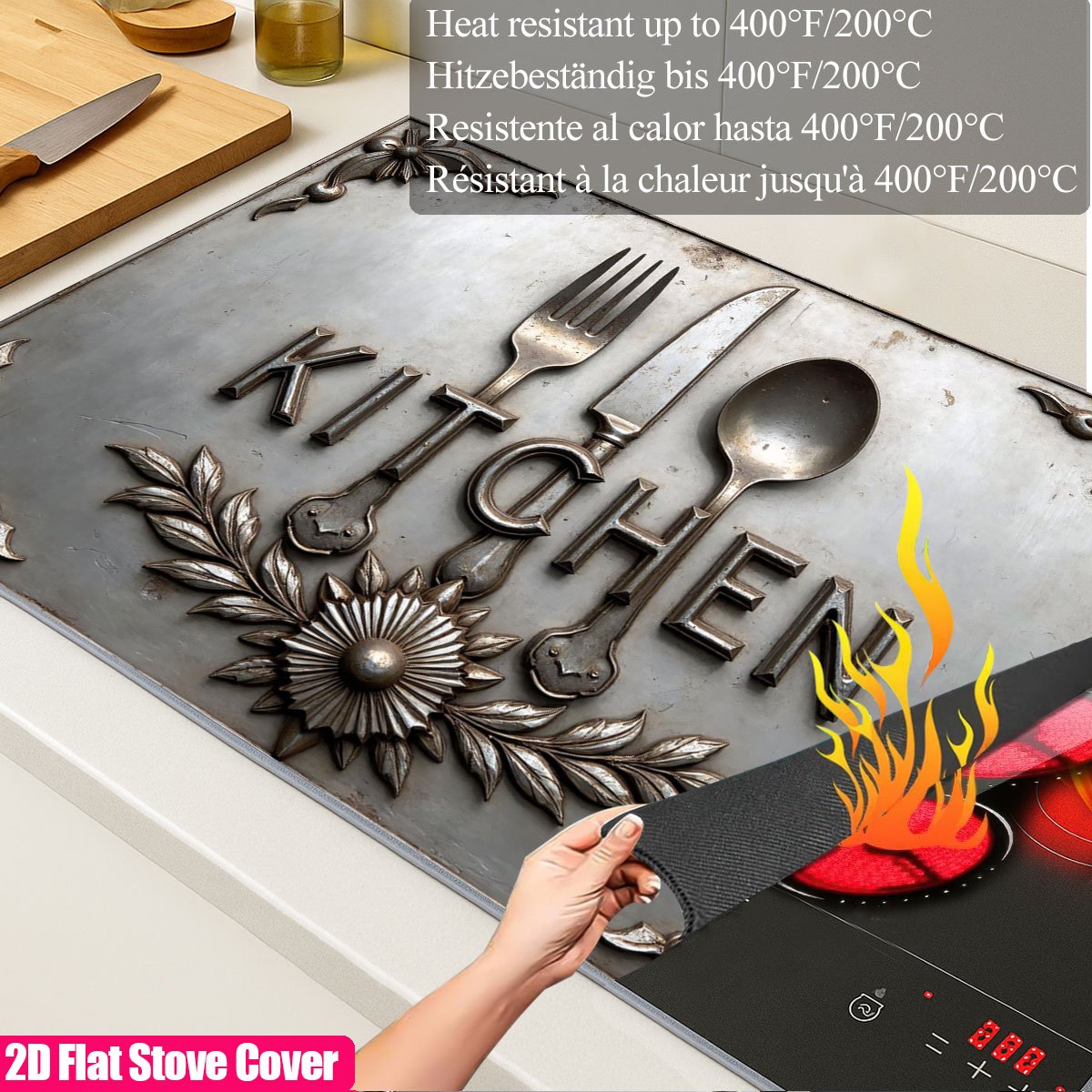 Heavy Duty Metal Stove Top Cov - огляд і ціна Kitchen Appliances Electric Stove