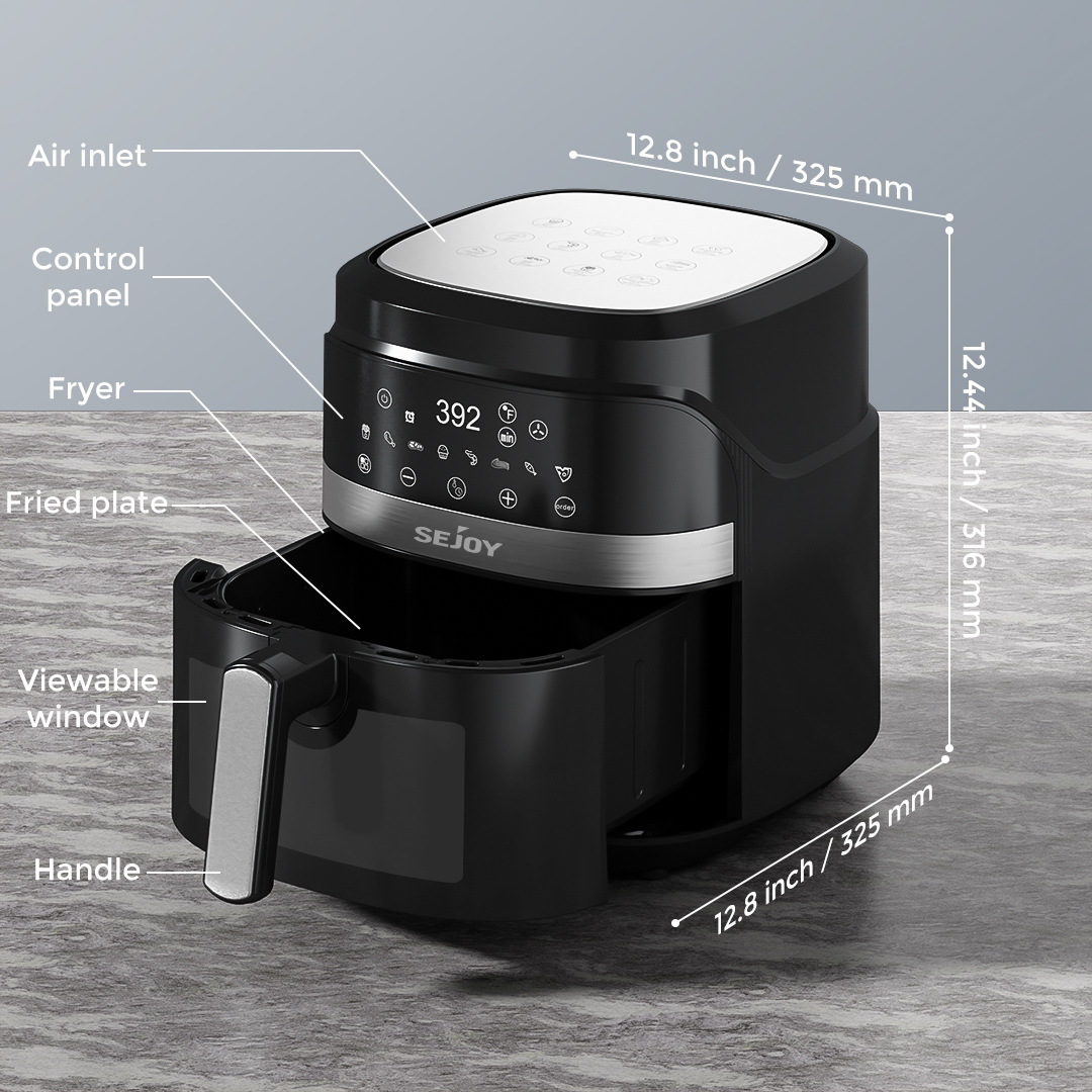 Sejoy Air Fryer 8-in-1,6 Quart - огляд і ціна Kitchen Appliances Oven