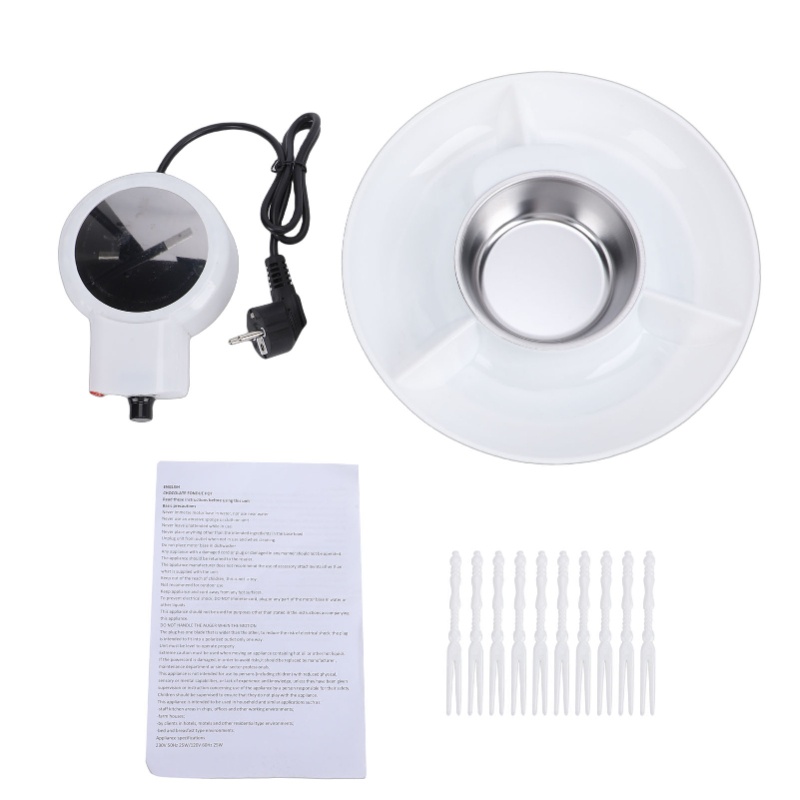Electric Fondue Pot Set Chocol - огляд і ціна Fondue Set Electric